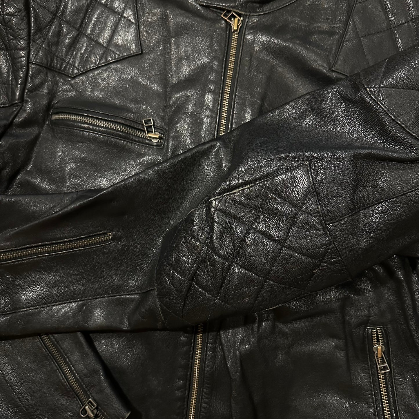 Vintage Biker Real Leather Jacket