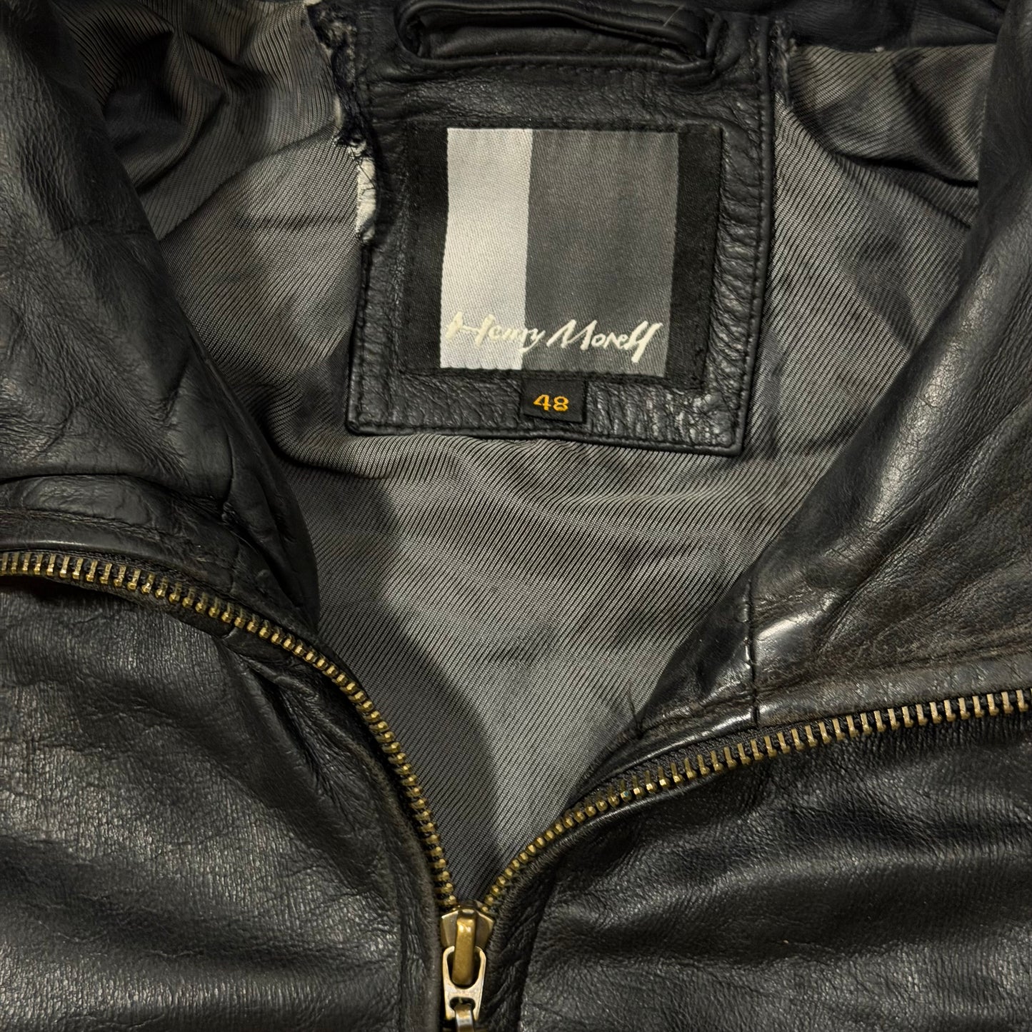 Vintage Leather Bber Jacket