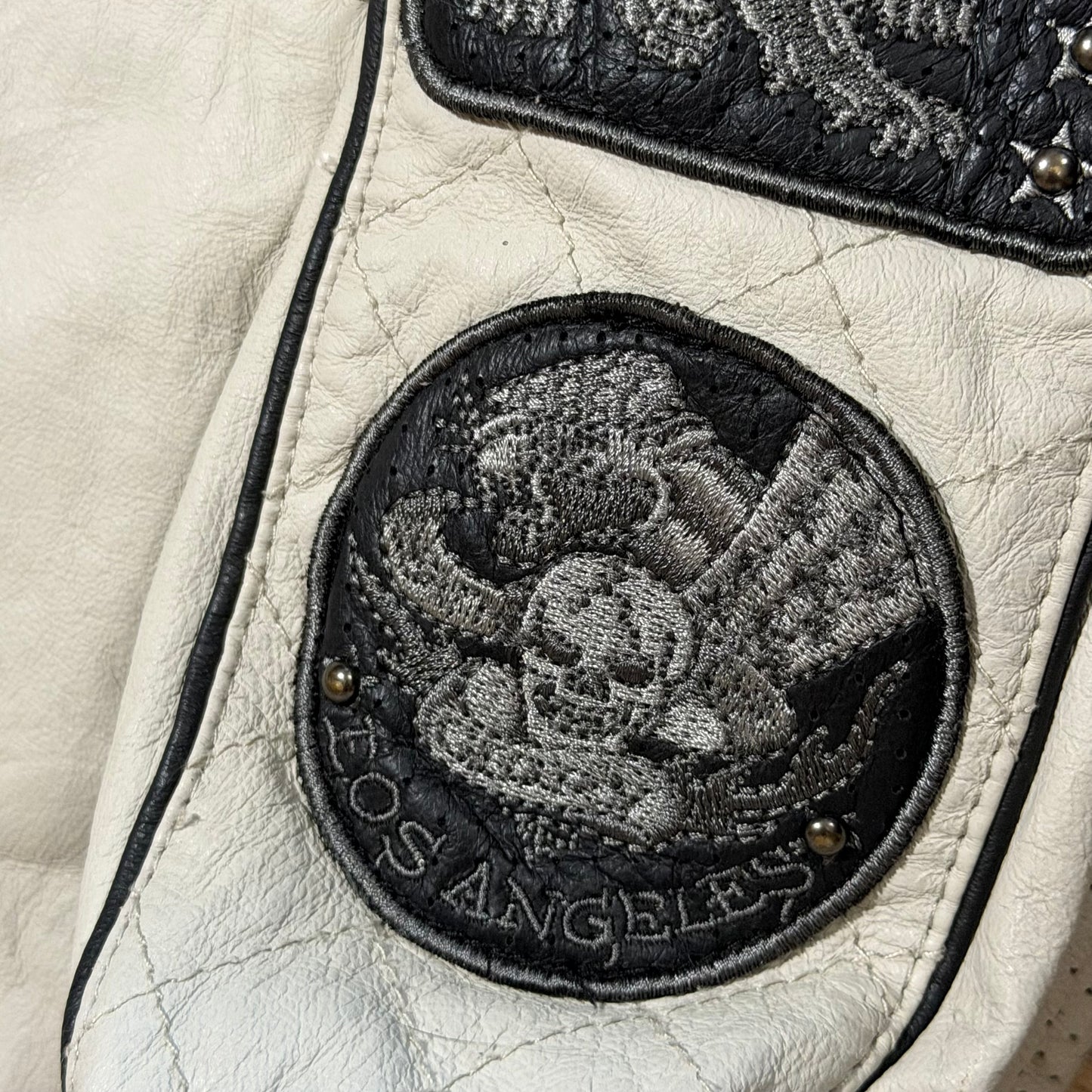 Y2k Ed Hardy Wmns Leather Jacket