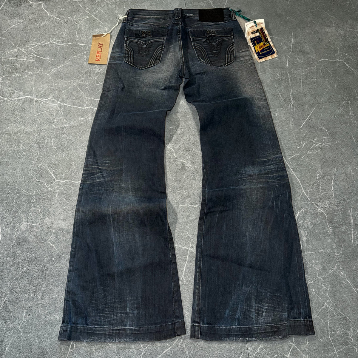Y2k Replay Wmns Flared Low rise Jeans