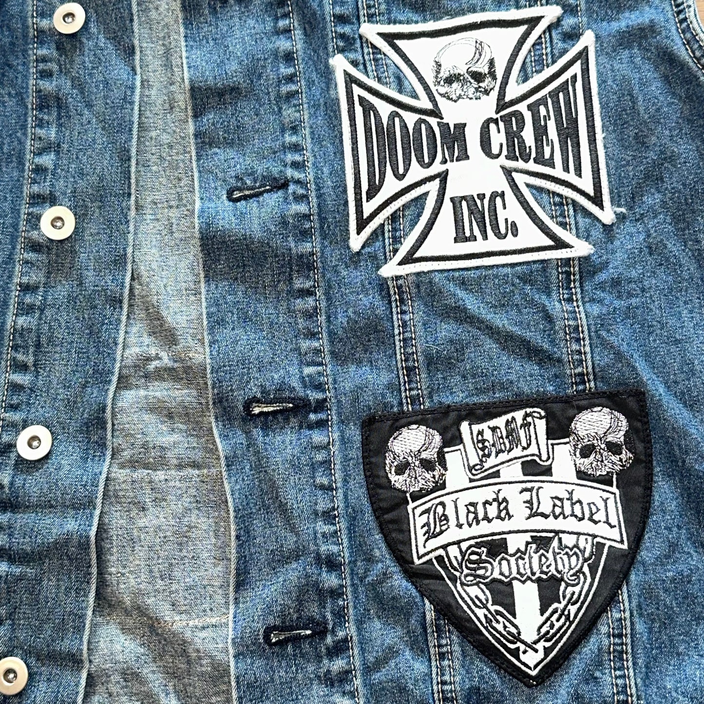 Black Label Society Denim Vest