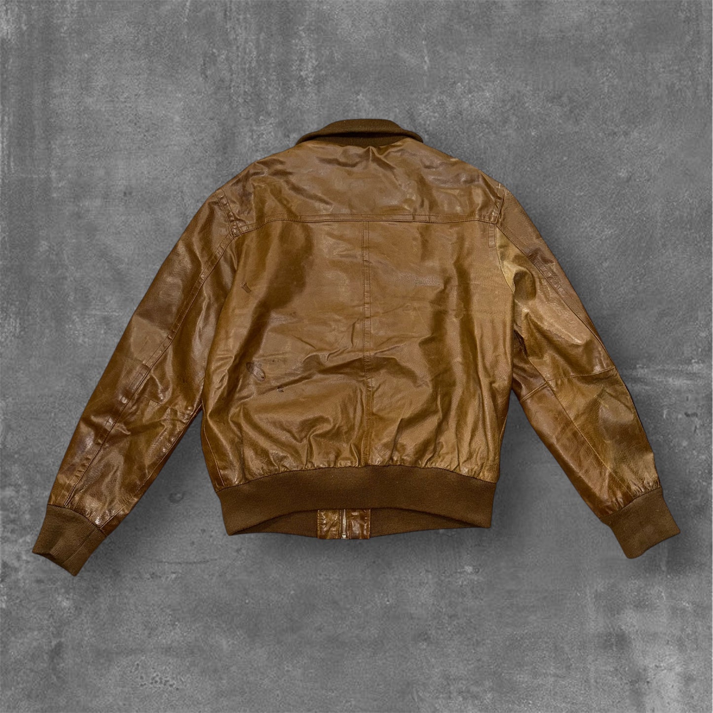 Vintage Kaos Leather Pilot Jacket