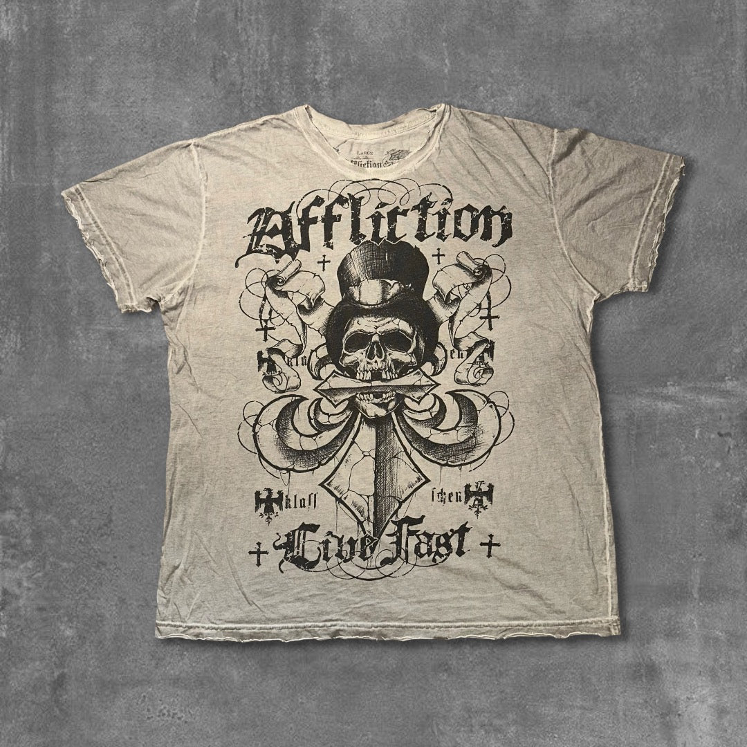 Vintage Affliction Distressed Tee