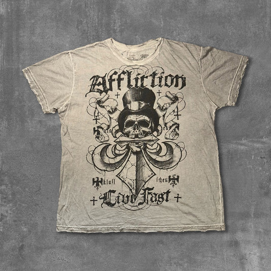 Vintage Affliction Distressed Tee