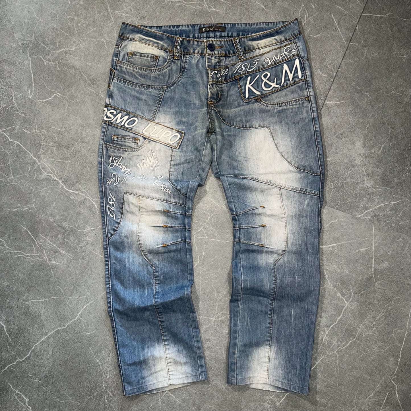 Y2k Kosmo Lupo Buker Jeans