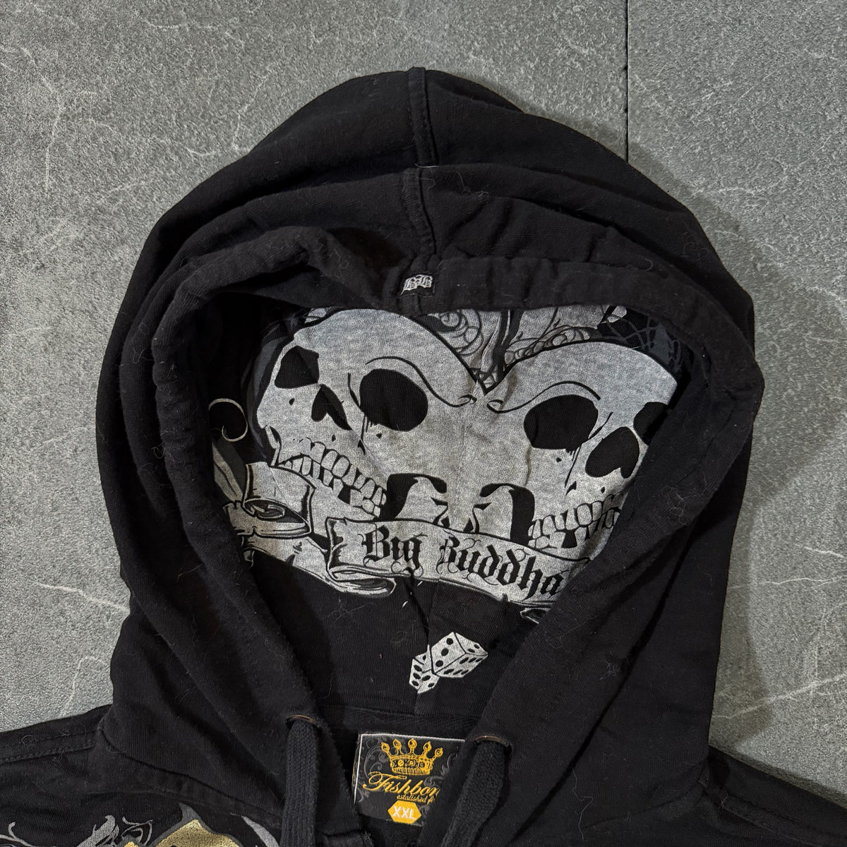 Vintage Fishbone Big Buddha Zip-Up
