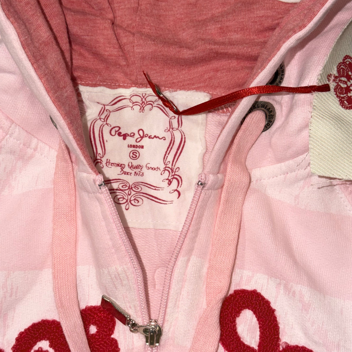 Y2k Pepe Jeans Wmns Cropped Zip-Up