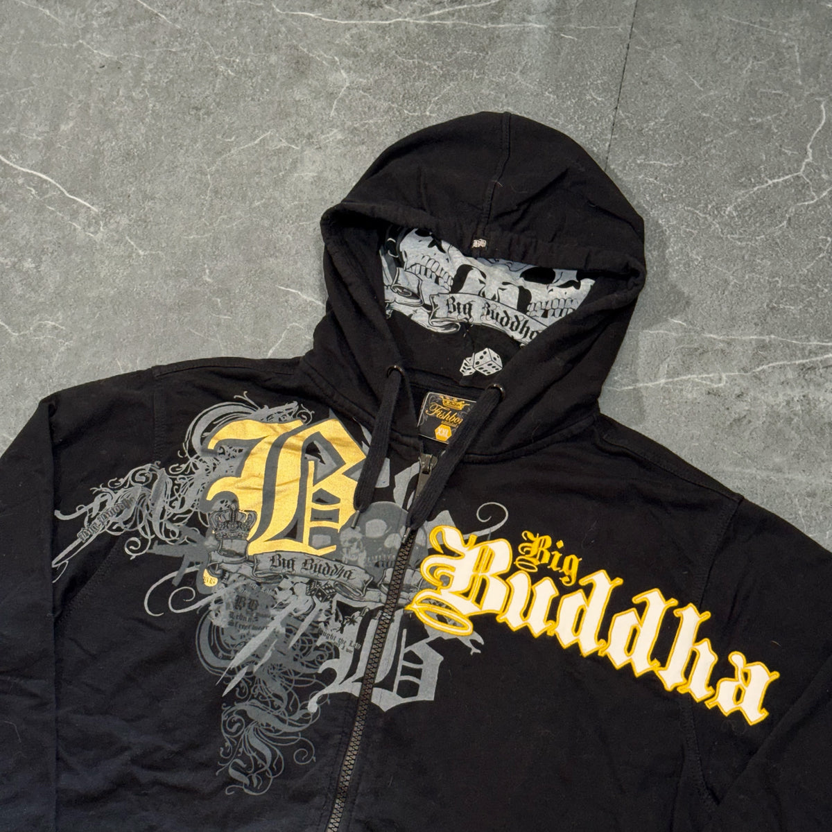 Vintage Fishbone Big Buddha Zip-Up