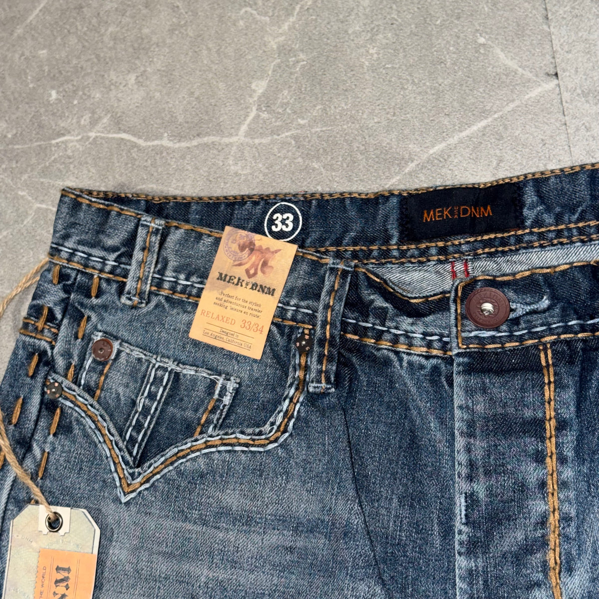Y2k Mek Denim USA Spanzia Relaxed Jeans