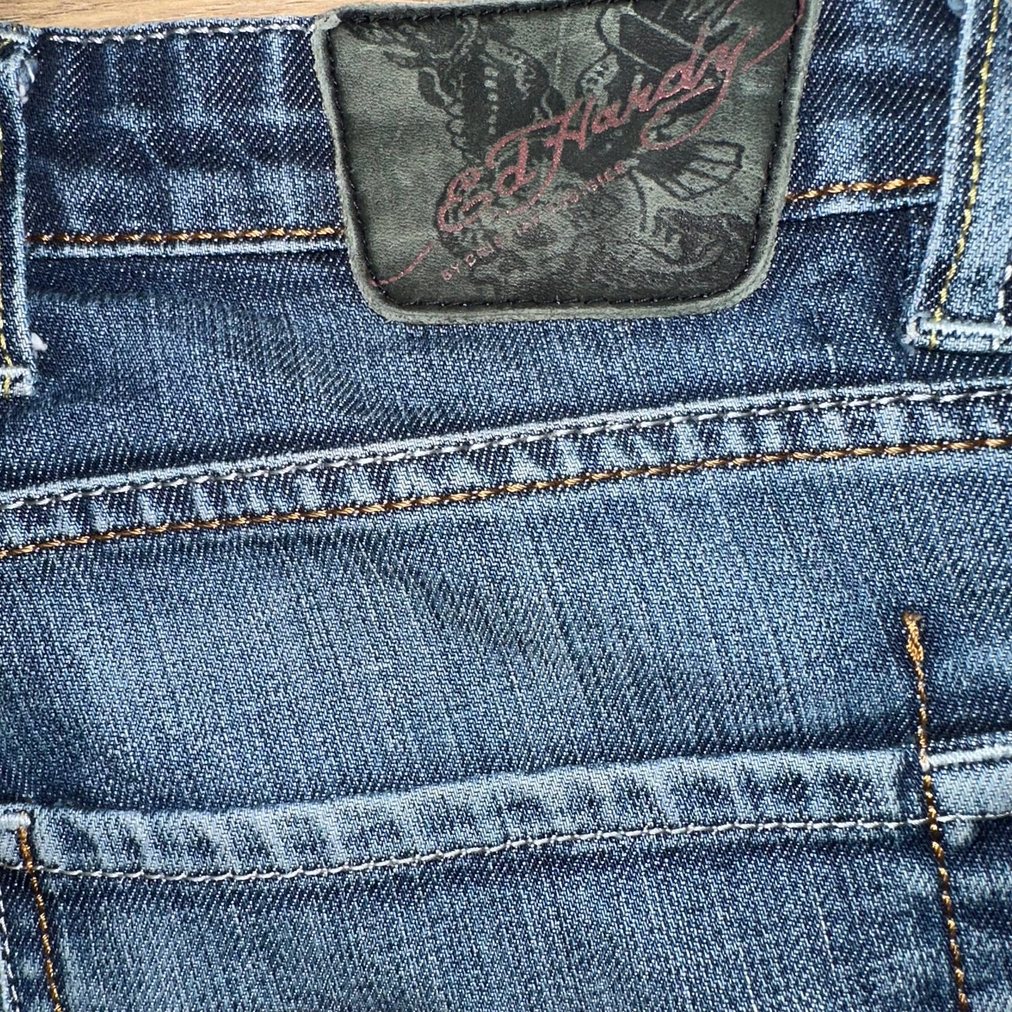 Vintage Ed Hardy Geisha Embroidered wmns Jeans