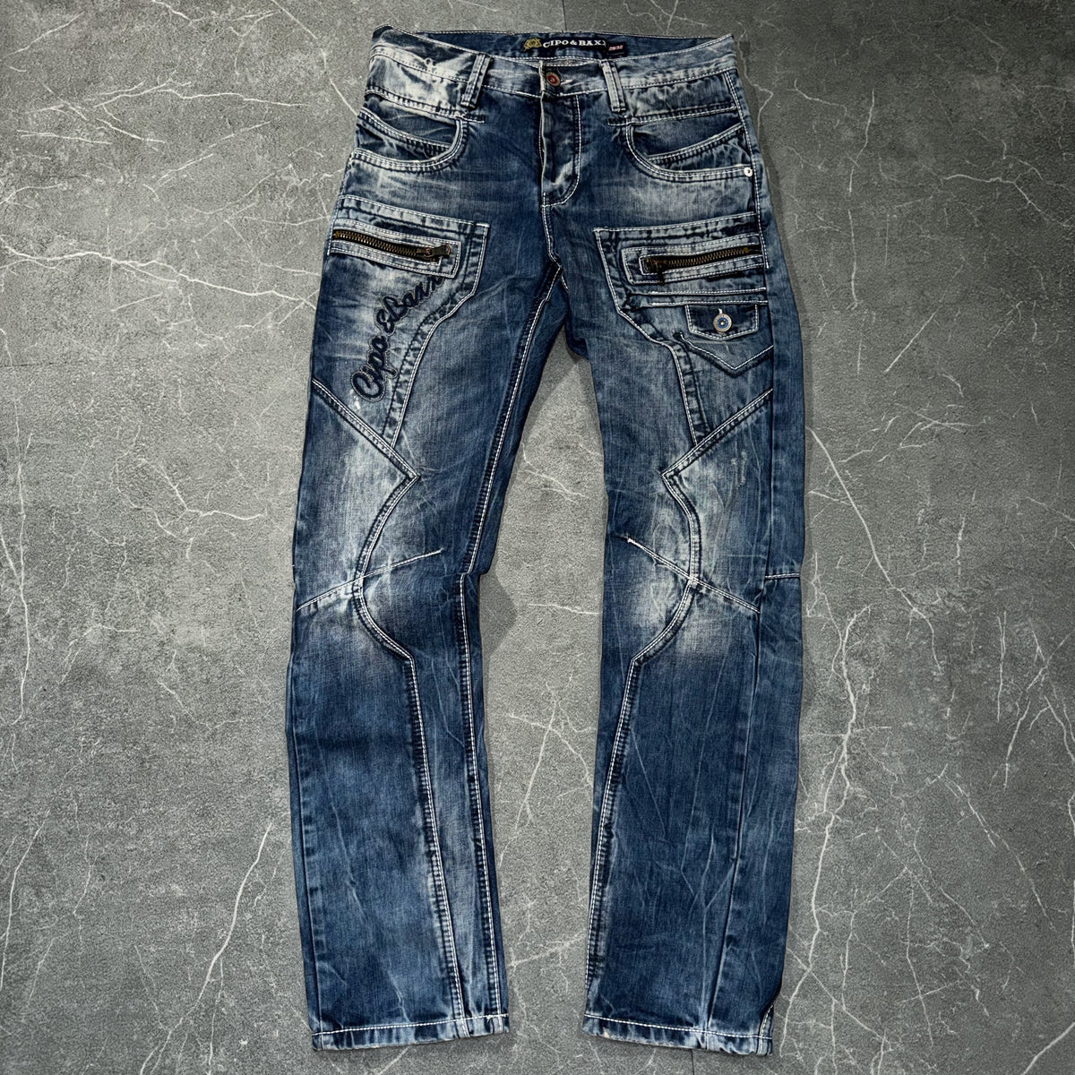 Y2k Cipo & Baxx Biker Jeans