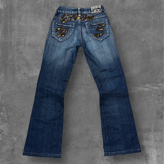 Y2k Grase Flared Jeans