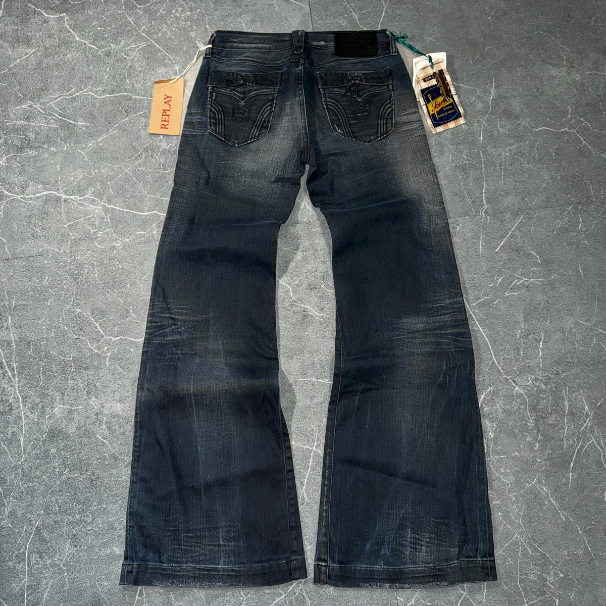 Y2k Replay Wmns Flared Low rise Jeans