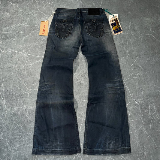 Y2k Replay Wmns Flared Low rise Jeans