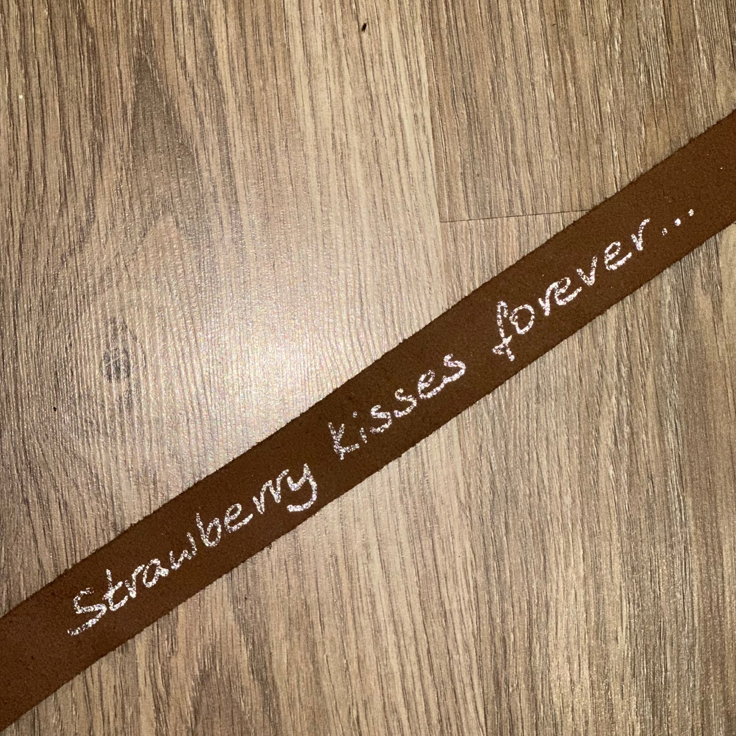 Y2k Strawberry Leather Belt 85cm