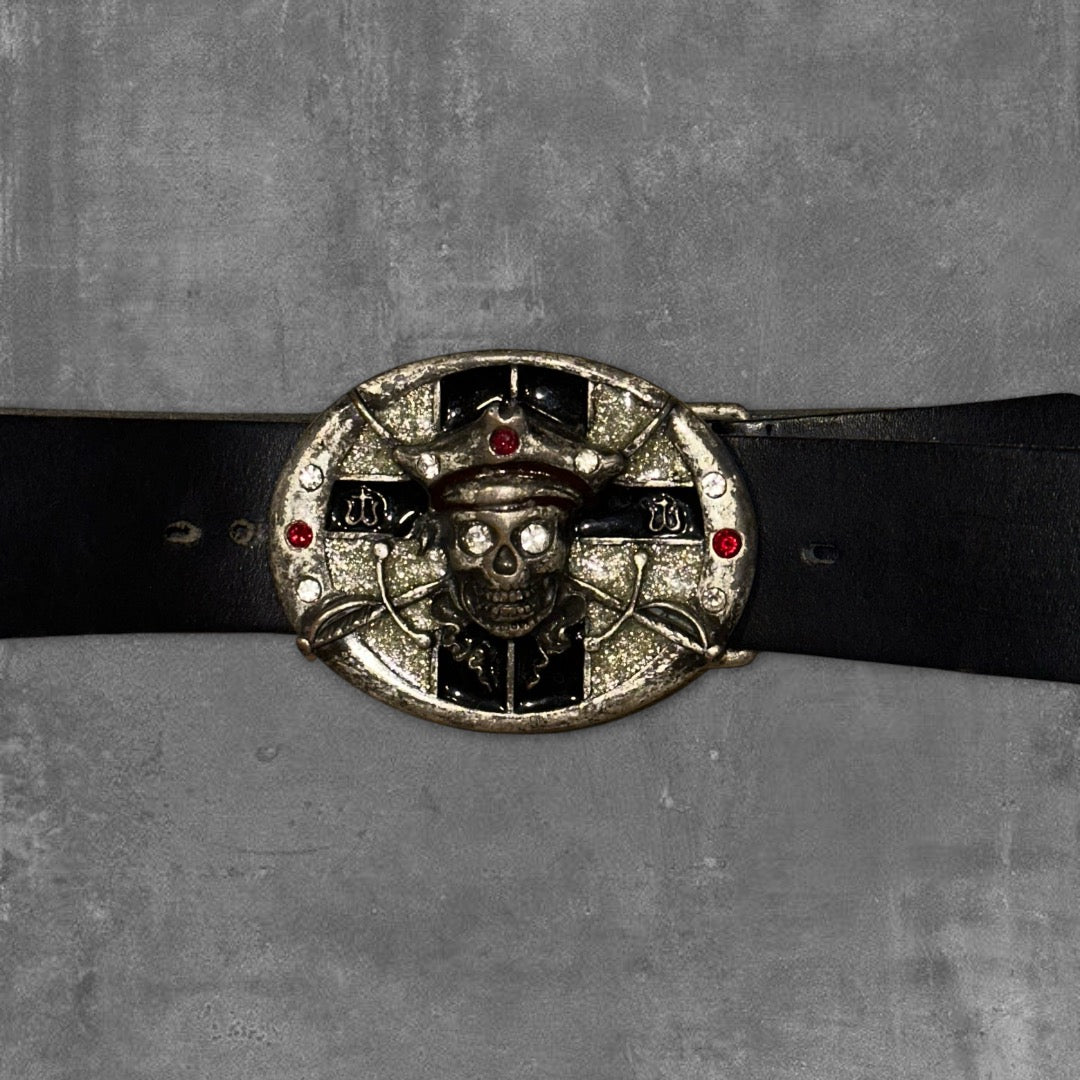 Vintage Pirates Leather Belt 95cm