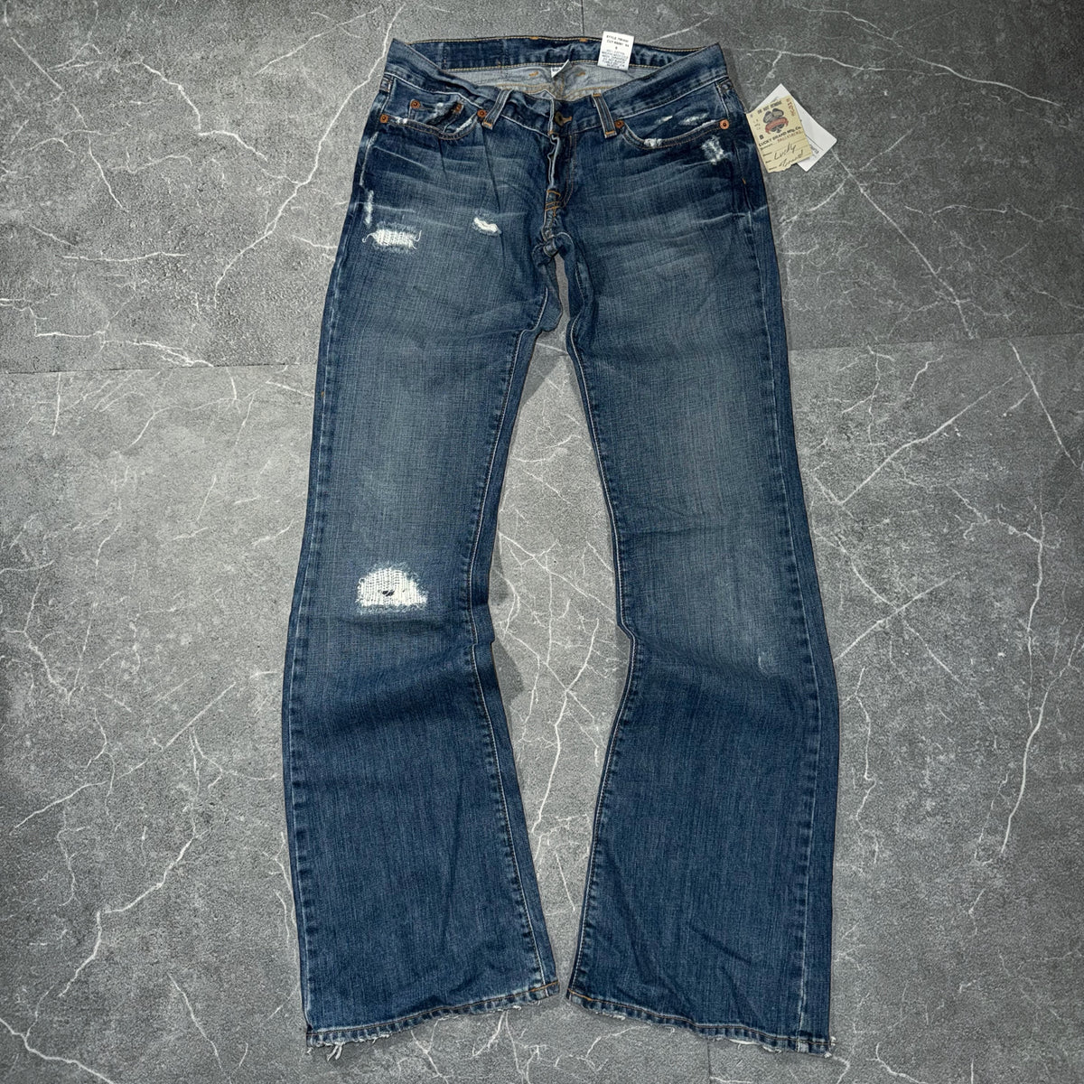 Y2k Lucky Brand “Lucky You” Flared Jeans