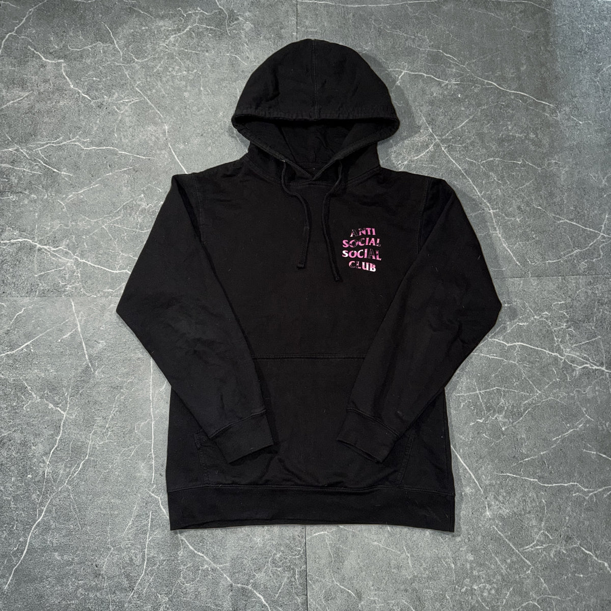 Anti Social Social Club Pink Camo Print Hoodie
