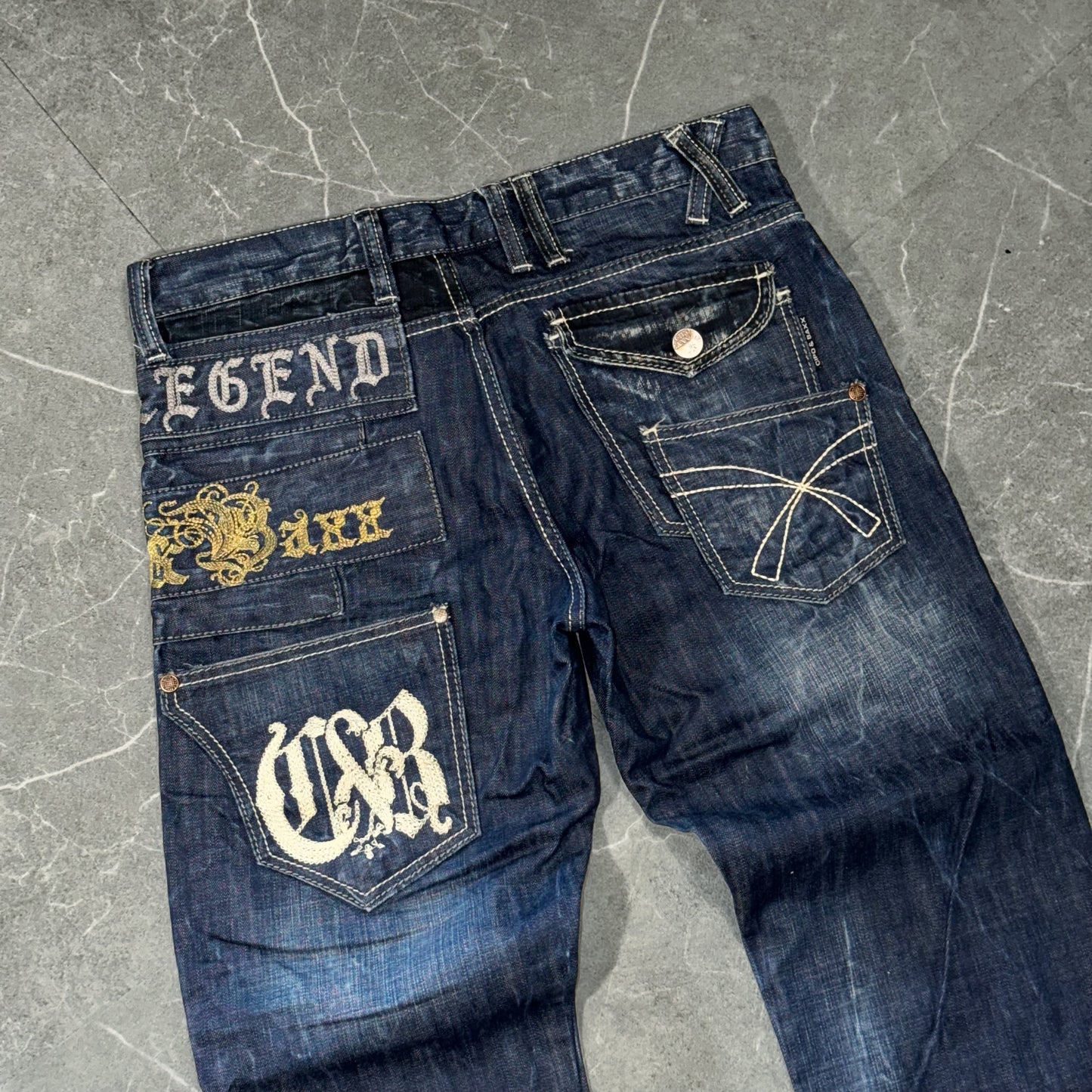 Y2k RARE Cipo & Baxx 2waist Jeans