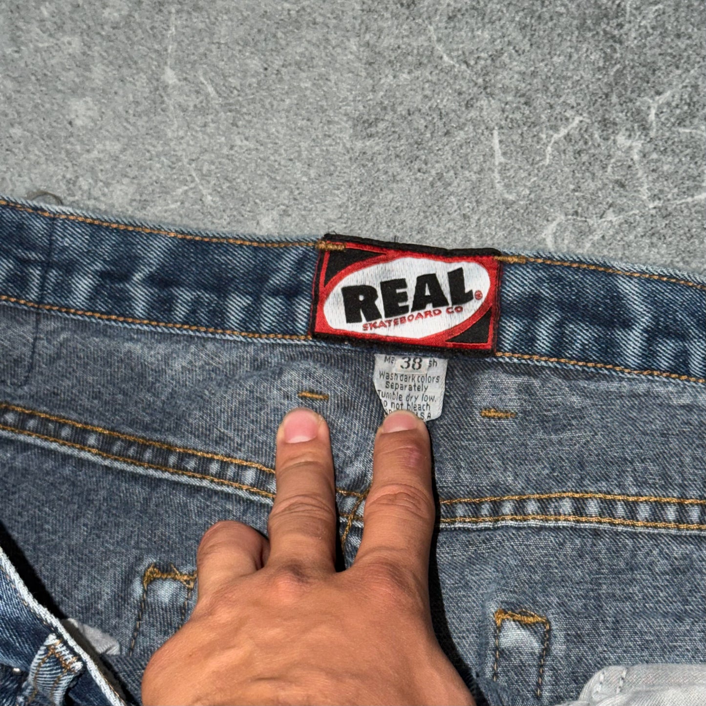 Vintage REAL Skateboarding Co. Baggy Jeans
