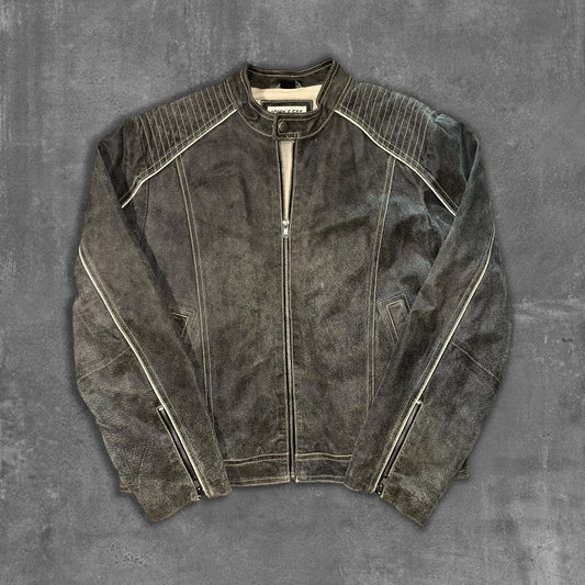 Vintage John F.Gee Leather Biker Jacket