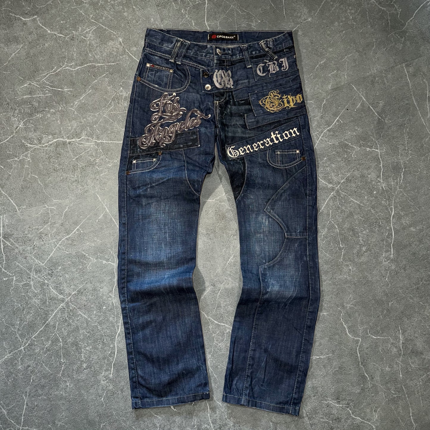 Y2k RARE Cipo & Baxx 2waist Jeans