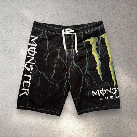 Y2k Monster Energy Board Shorts