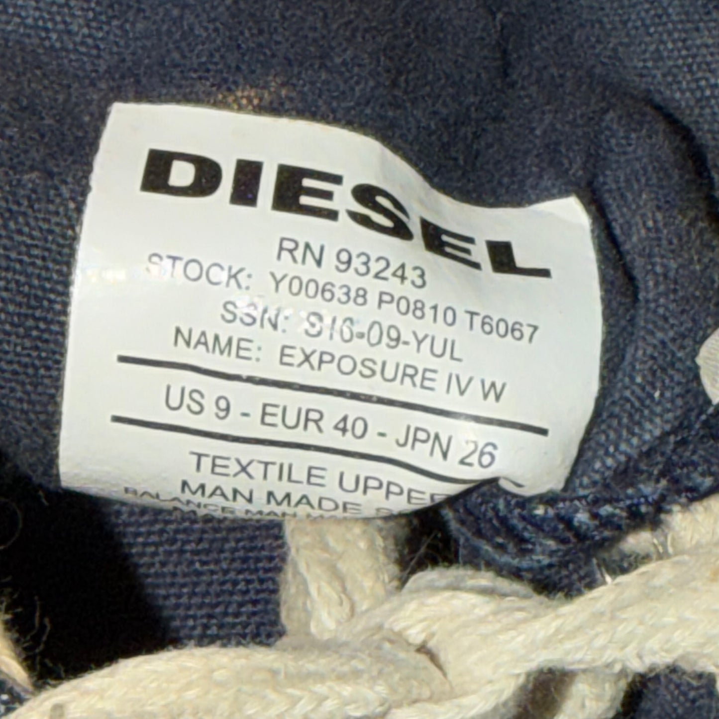 Diesel Denim Sneakers [40]