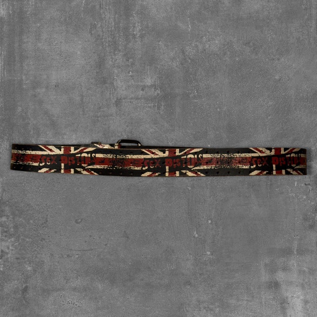 Sex Pistols Leather Belt 110cm