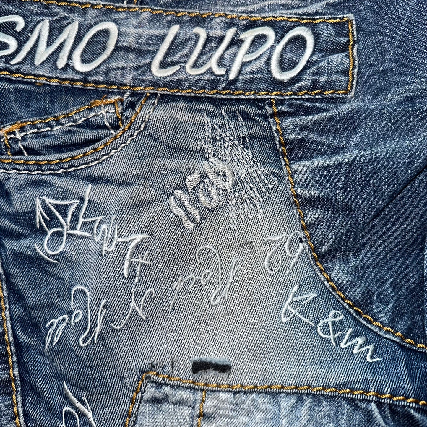 Y2k Kosmo Lupo Jeans
