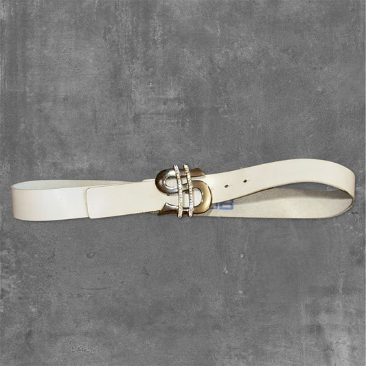 Dollar Leather Belt 105cm