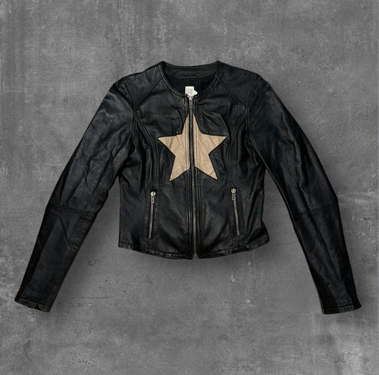 Saint Tropez Wmns Leather Jacket
