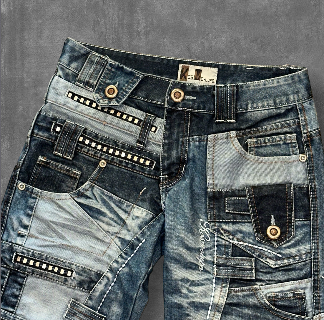 RARE! Kosmo Lupo Biker Jeans