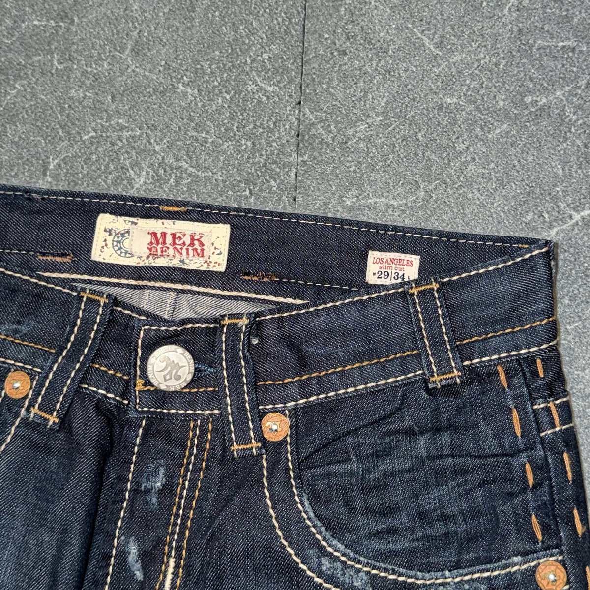 Y2k Mek Denim USA Los Angeles Wmns Long Jeans
