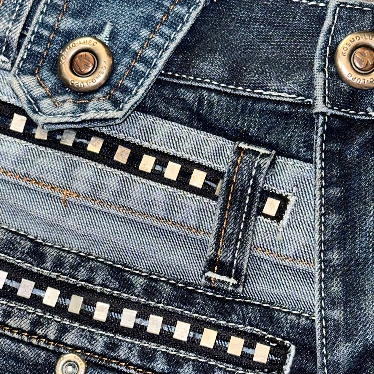 RARE! Kosmo Lupo Biker Jeans