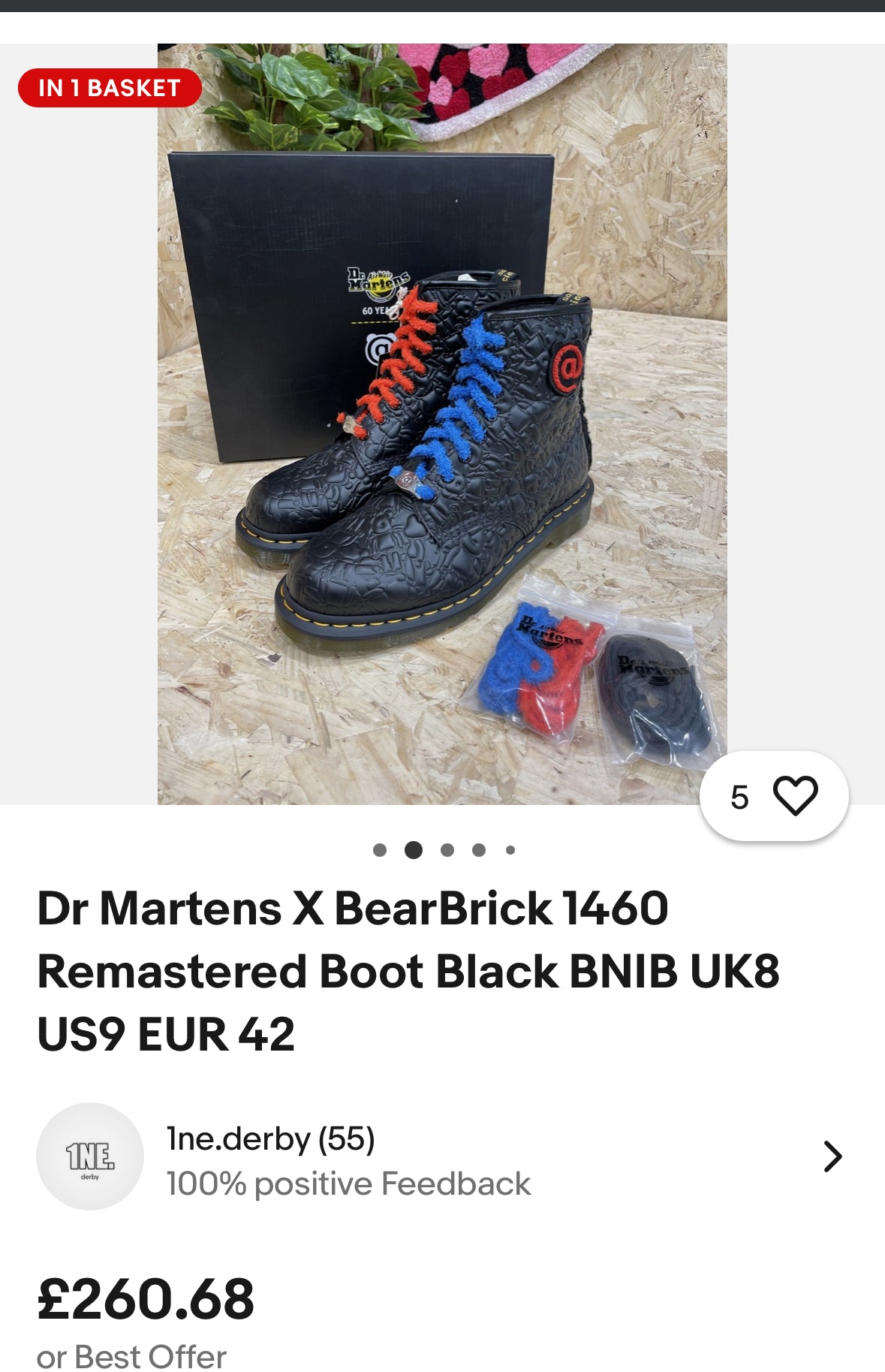 Dr. Martens X BearBrick 1460 Remastered Boot