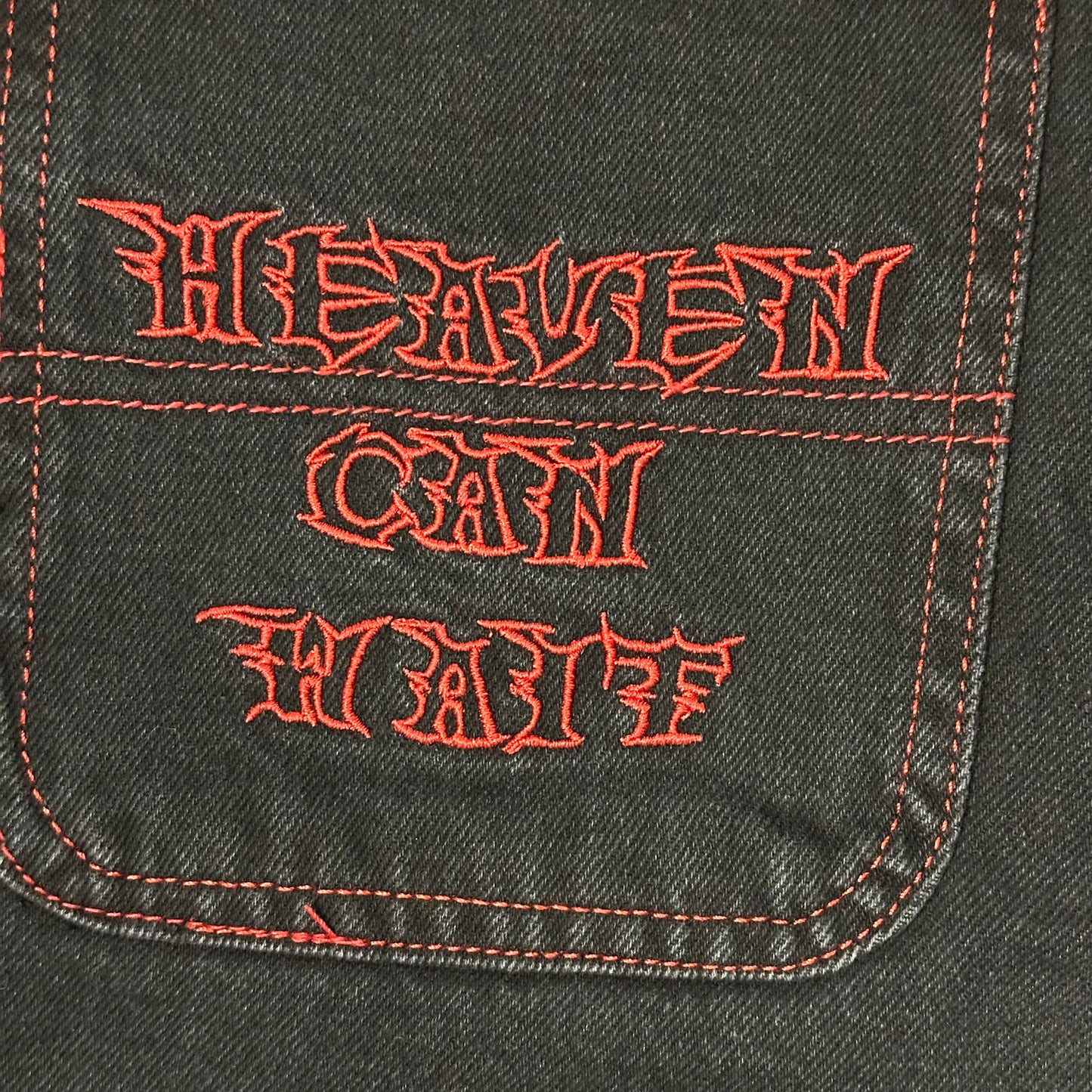 Opium Embroidered Baggy Jeans