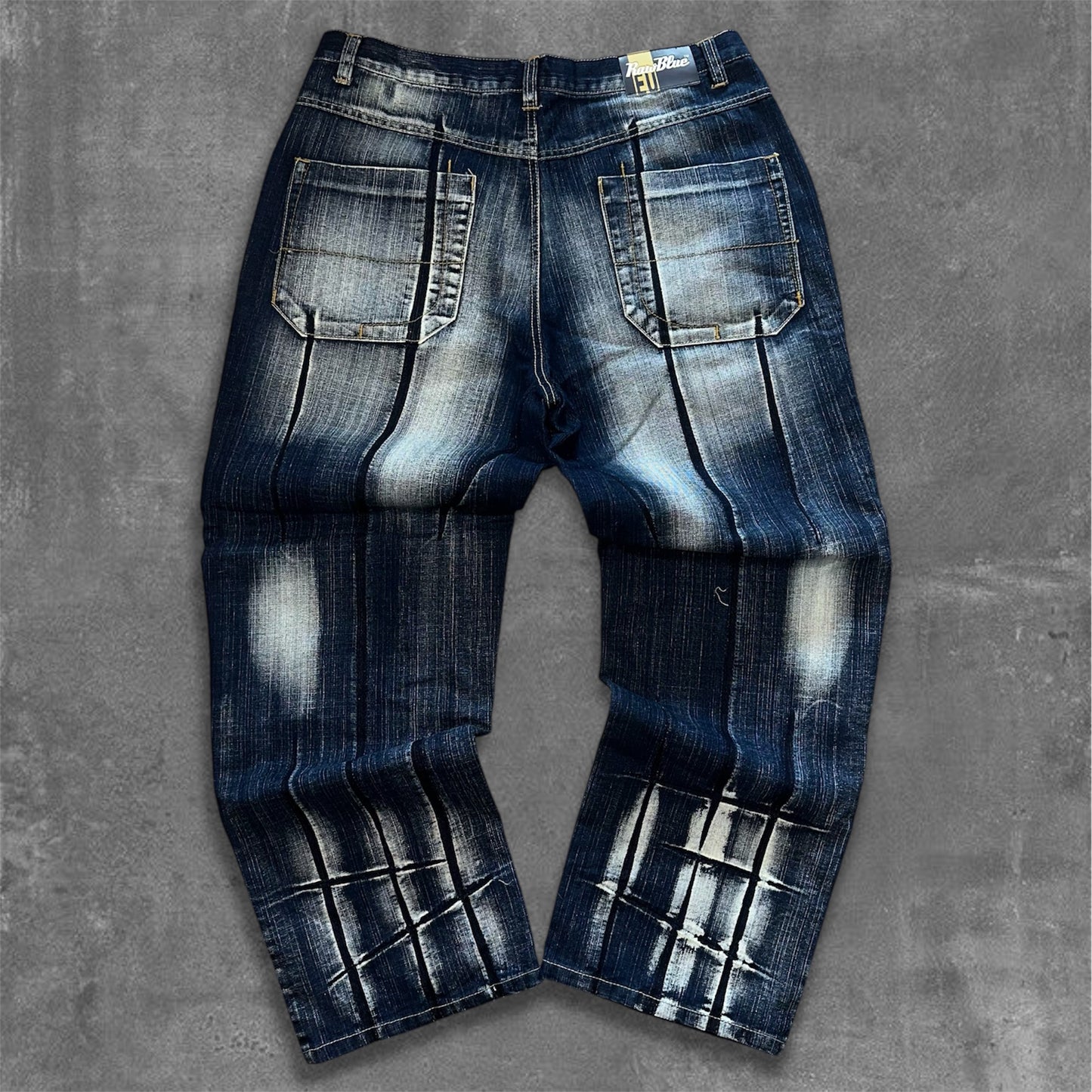 Raw Blue Baggy Jeans