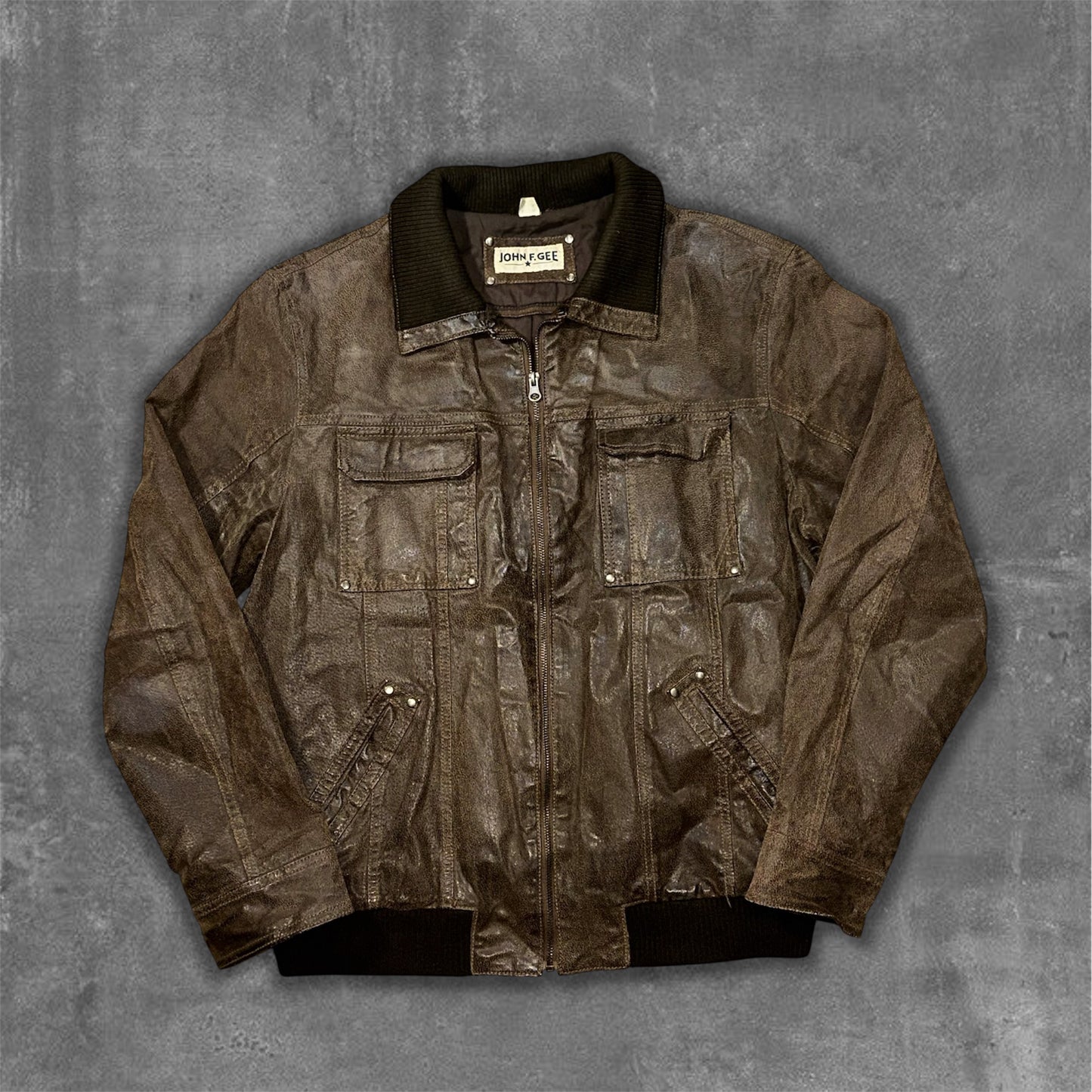 Vintage John F. Gee Leather Jacket