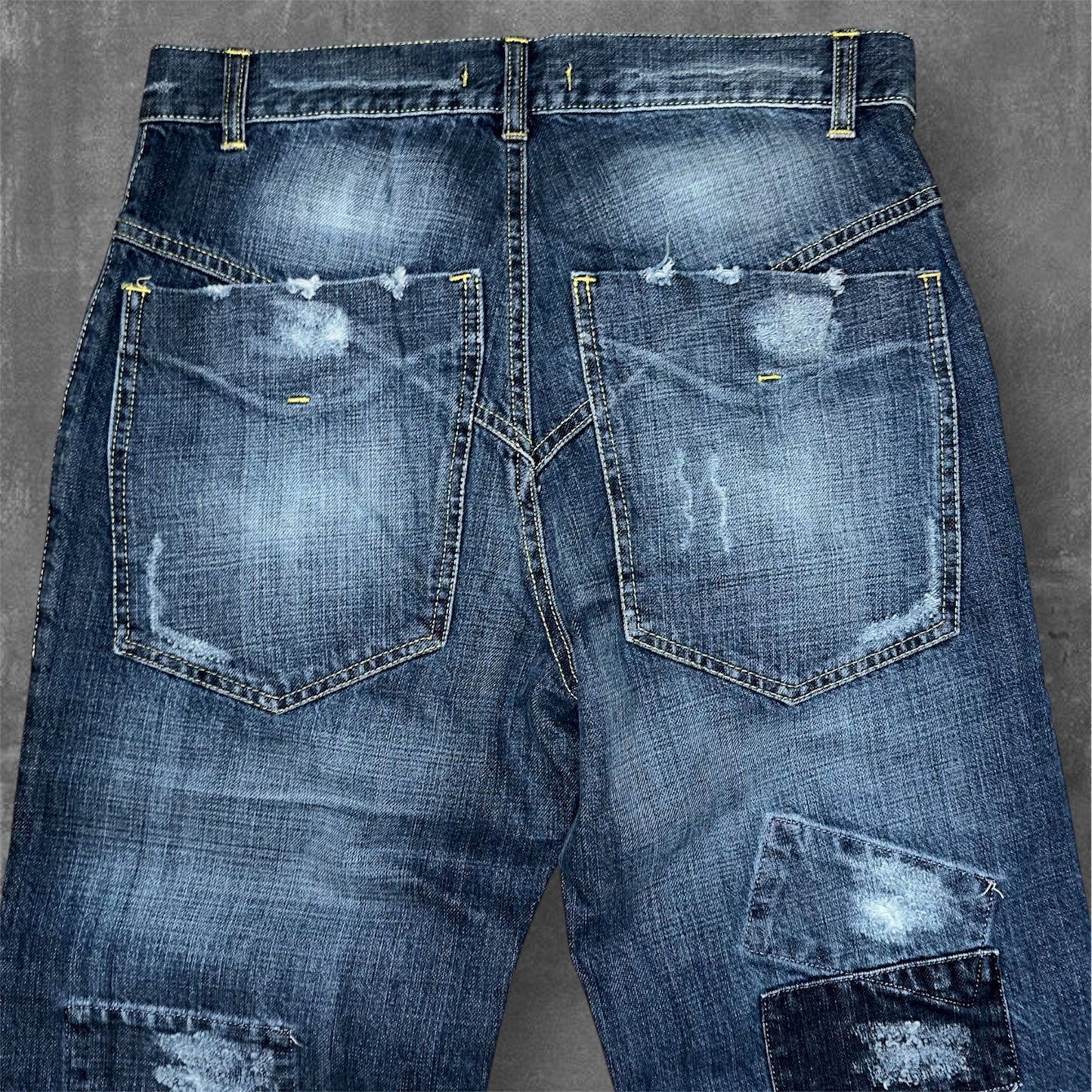 Y2k Snaej Biker Jeans