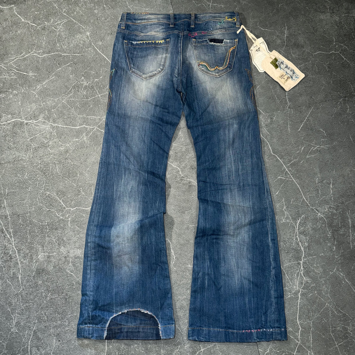 Y2k Replay Wmns Flared Low Rise Jeans