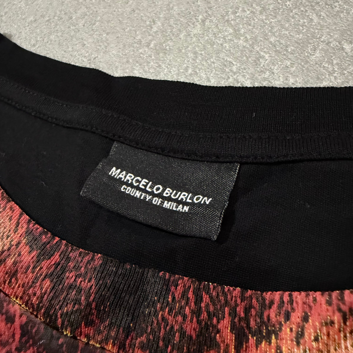 Marcelo Burlon Oversized Crop-top