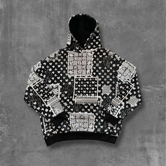 KleiderMafia Bandana print Hoodie