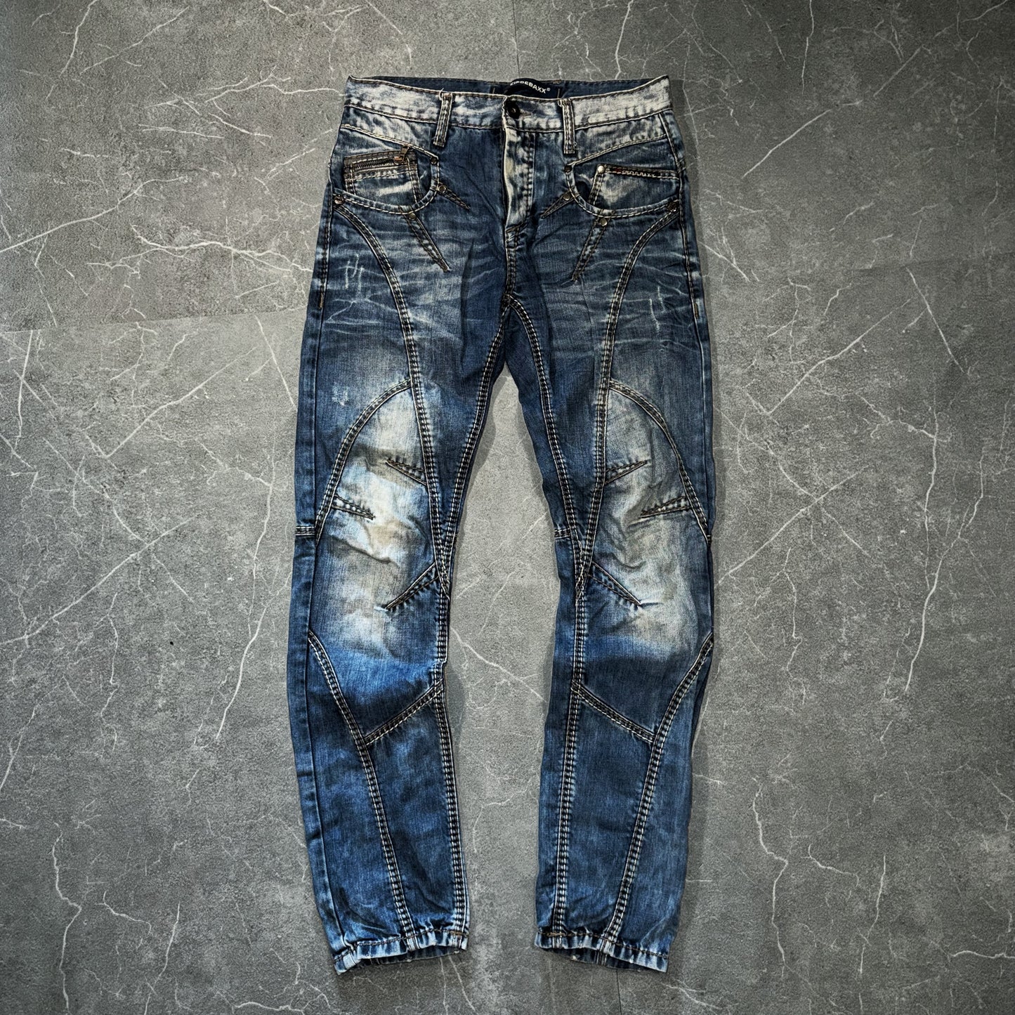 Y2k Cipo & Baxx Biker Jeans
