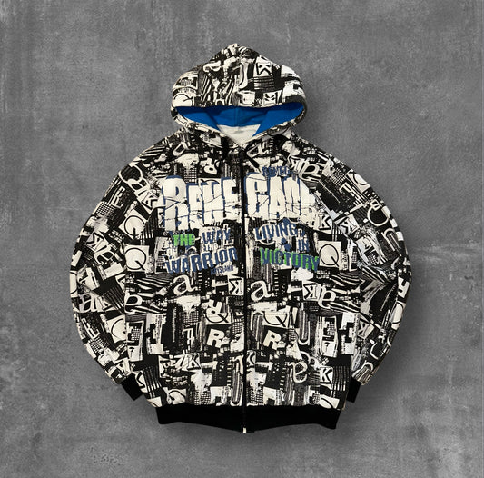 Vintage Hip-Hop Zip-Up