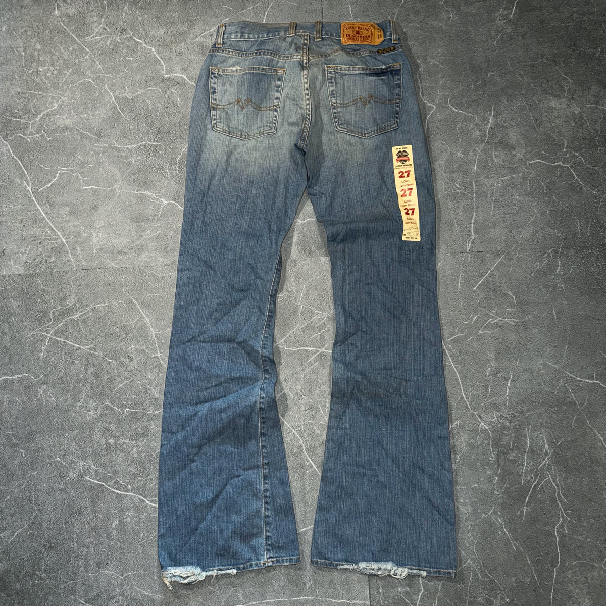 Y2k Lucky Brand “Lucky You” Flared Low Rise Jeans