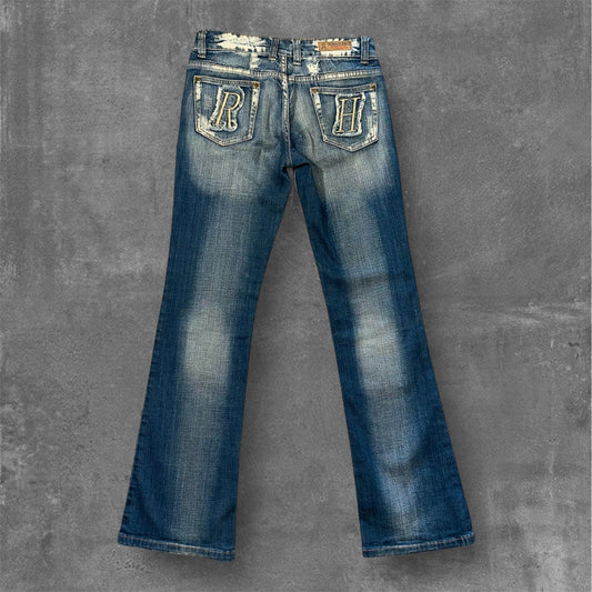 Y2k Reminiscence wmns low rise flared jeans