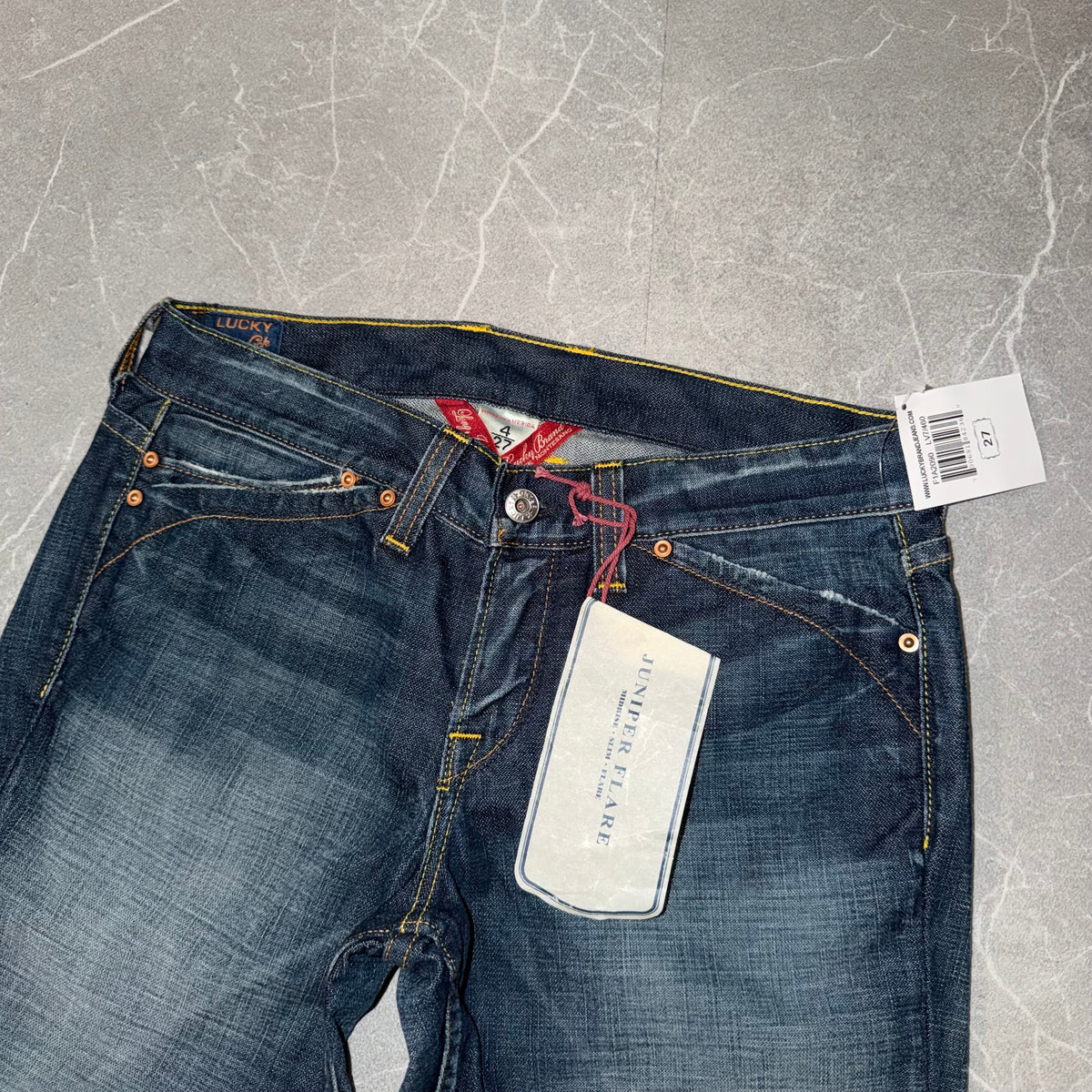 Y2k Lucky Brand “Lucky You” Flared Low rise Jeans
