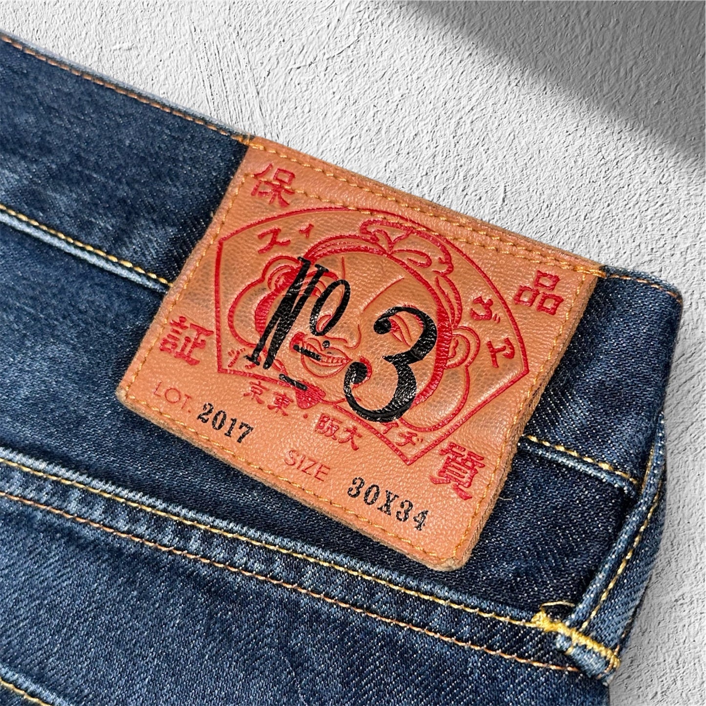 Evisu big logo jeans