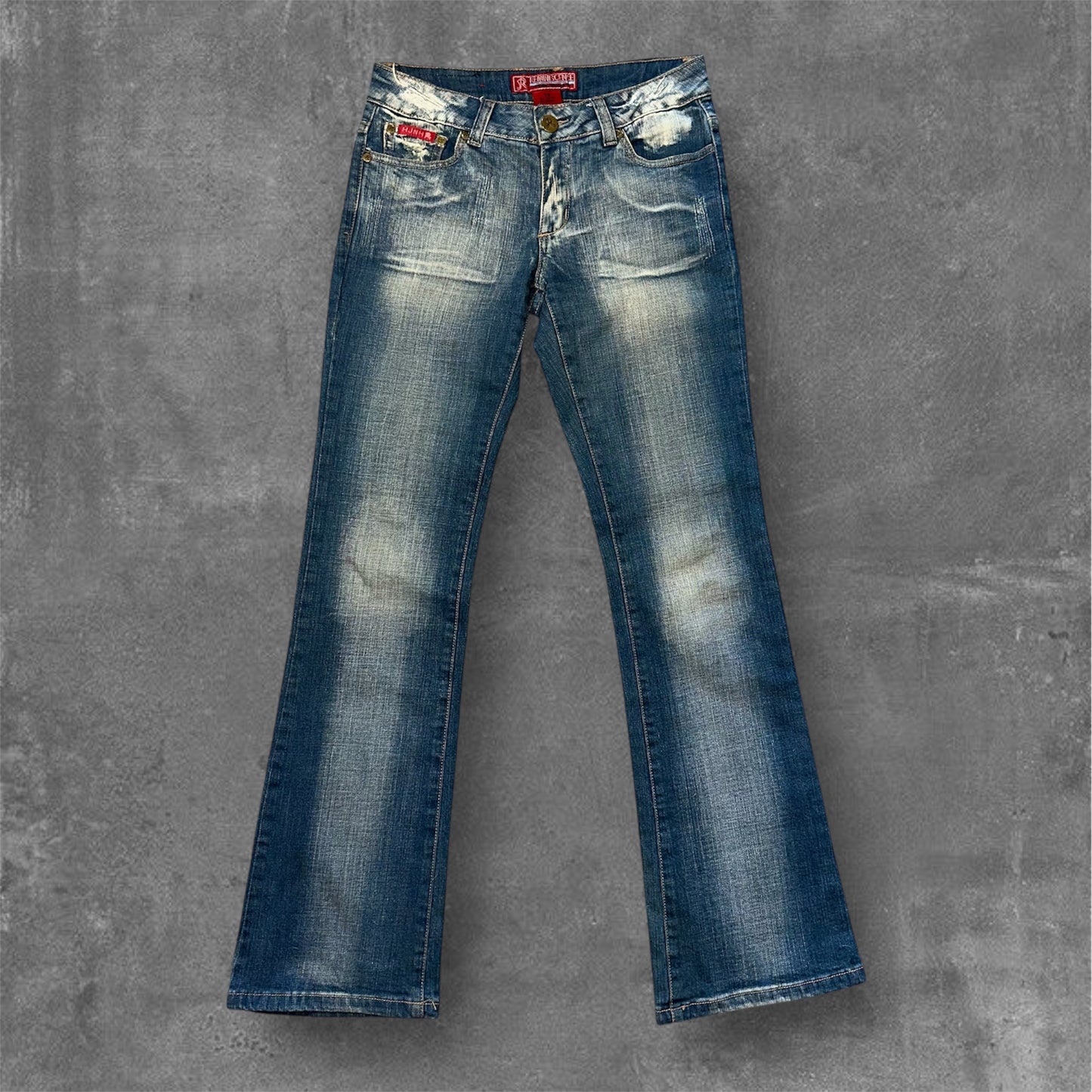 Y2k Reminiscence wmns low rise flared jeans